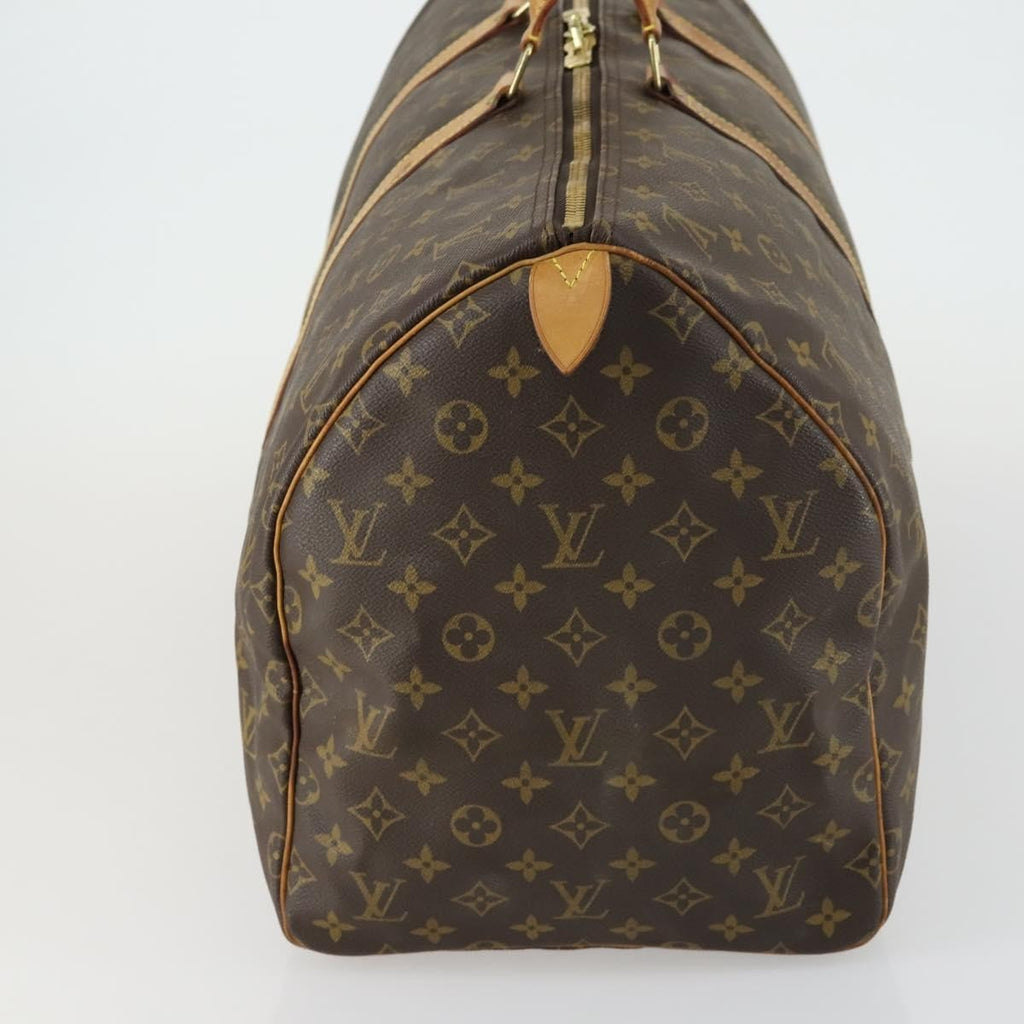 Louis Vuitton Keepall Bag Monogram Canvas Brown Canvas Travel Bag Bag (Pre-Owned)