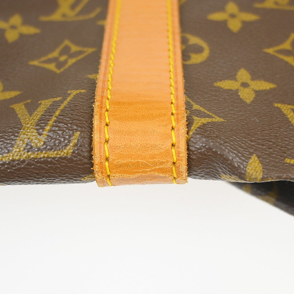 Louis Vuitton Keepall Bag Monogram Canvas Brown Canvas Travel Bag Bag (Pre-Owned)