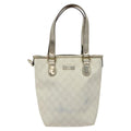 Gucci Vintage Tote Gg Canvas White Canvas Tote Bag Bag (Pre-Owned)