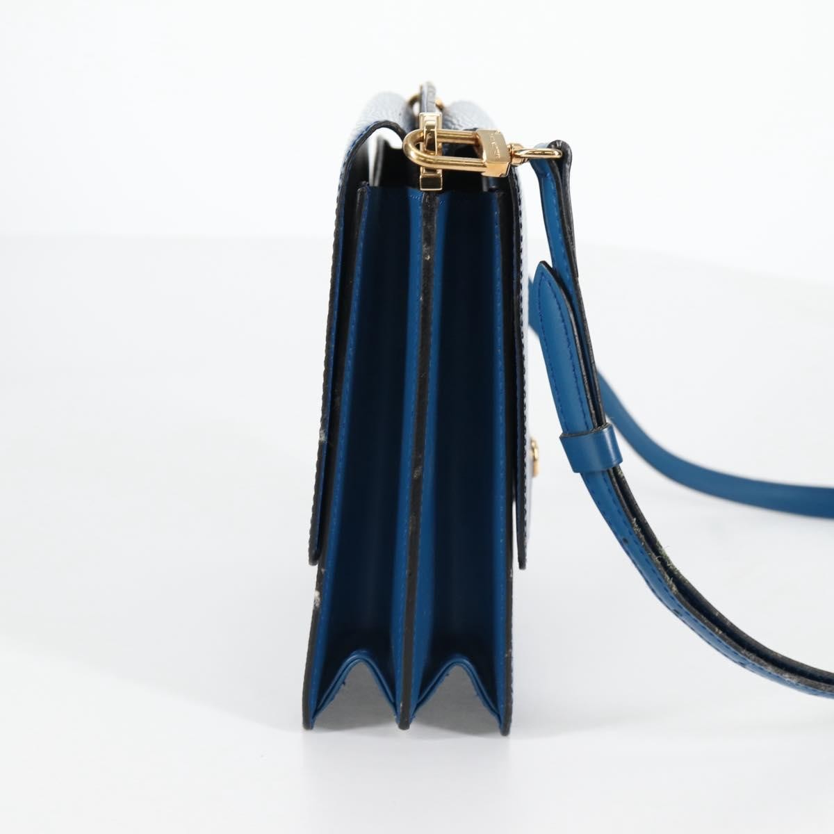 Louis Vuitton Grenelle Shoulder Bag Epi Leather Blue Leather Shoulder Bag Bag (Pre-Owned)