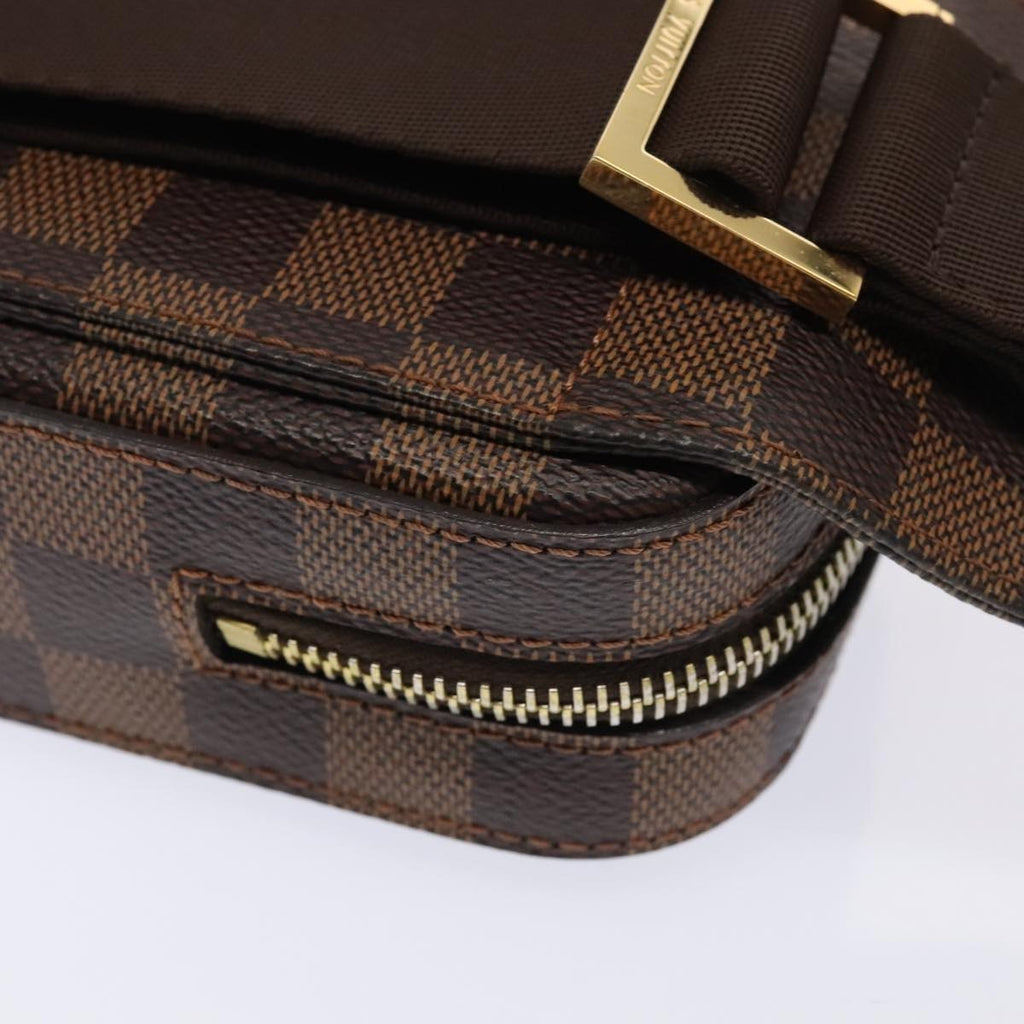 Louis Vuitton Geronimos Waist Bag Damier Brown Canvas Shoulder Bag Bag (Pre-Owned)
