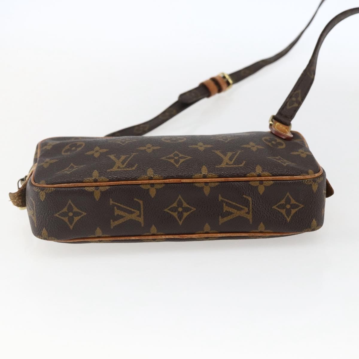 Louis Vuitton Pochette Marly Bandouliere Bag Monogram Canvas Brown Canvas Shoulder Bag Bag (Pre-Owned)