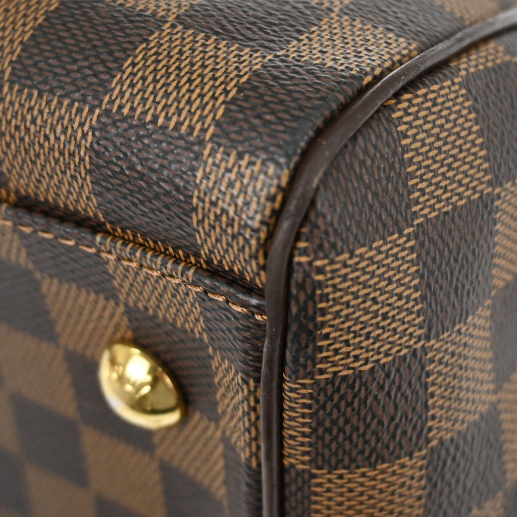 Louis Vuitton Trevi Handbag Damier Brown Canvas Handbag (Pre-Owned)