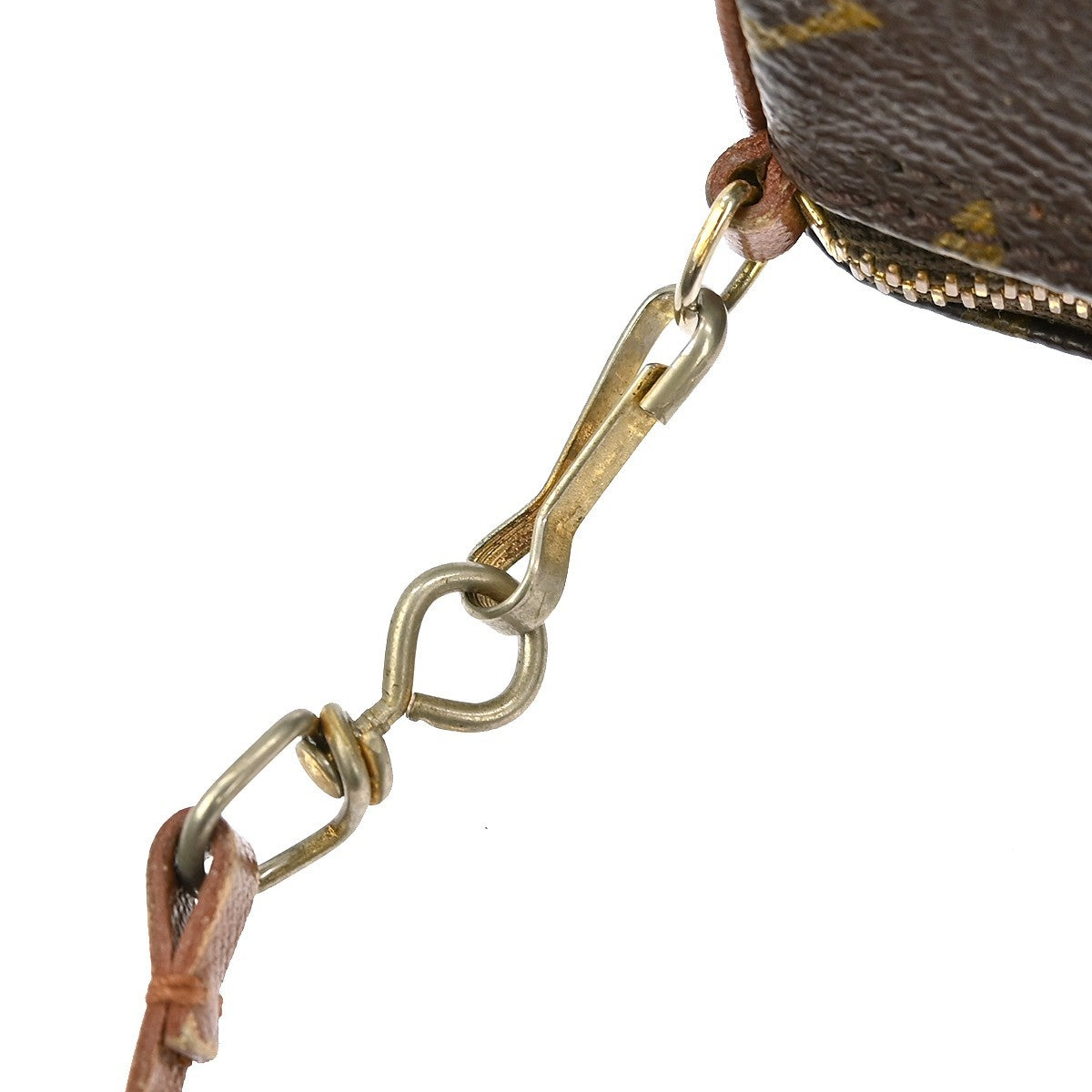 Louis Vuitton Papillon Pochette Monogram Canvas Brown Canvas Clutche & Pouche Bag (Pre-Owned)