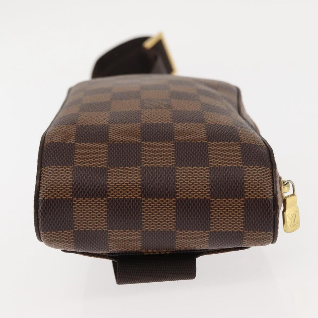 Louis Vuitton Geronimos Waist Bag Damier Brown Canvas Shoulder Bag Bag (Pre-Owned)