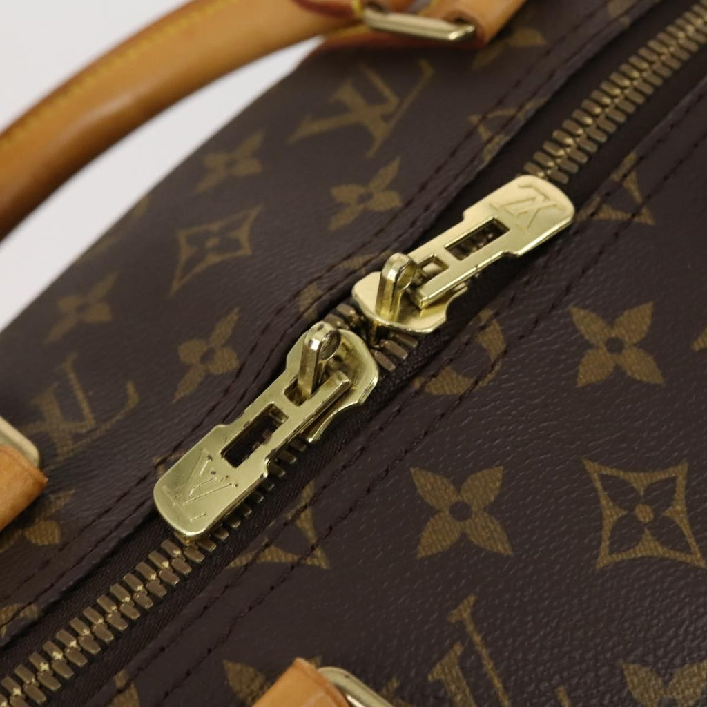 Louis Vuitton Keepall Bag Monogram Canvas Brown Canvas Travel Bag Bag (Pre-Owned)
