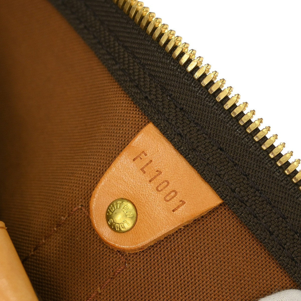 Louis Vuitton Keepall Bag Monogram Canvas Brown Canvas Travel Bag Bag (Pre-Owned)