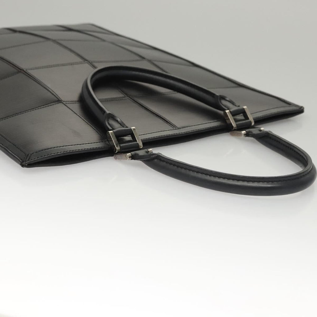 Louis Vuitton Epi Stretch Silver Fizz Handbag Epi Stretch Black Leather Handbag (Pre-Owned)
