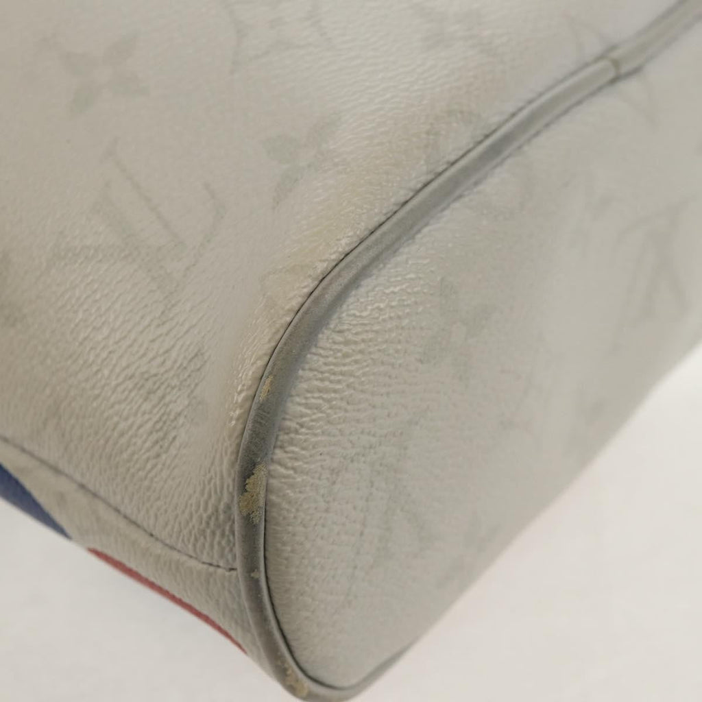 Louis Vuitton Chalk Sling Bag Limited Edition Logo Story Monogram Canvas White Canvas Shoulder Bag Bag (Pre-Owned)