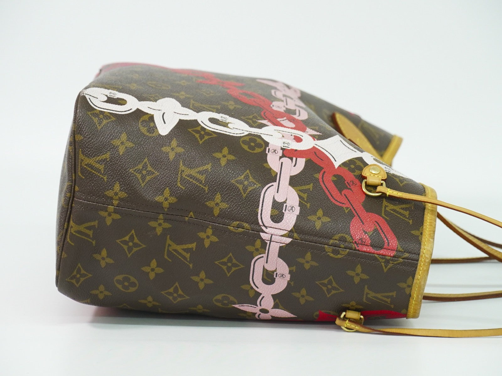 Louis Vuitton Neverfull Nm Tote Limited Edition Bay Monogram Canvas Brown Canvas Tote Bag Bag (Pre-Owned)