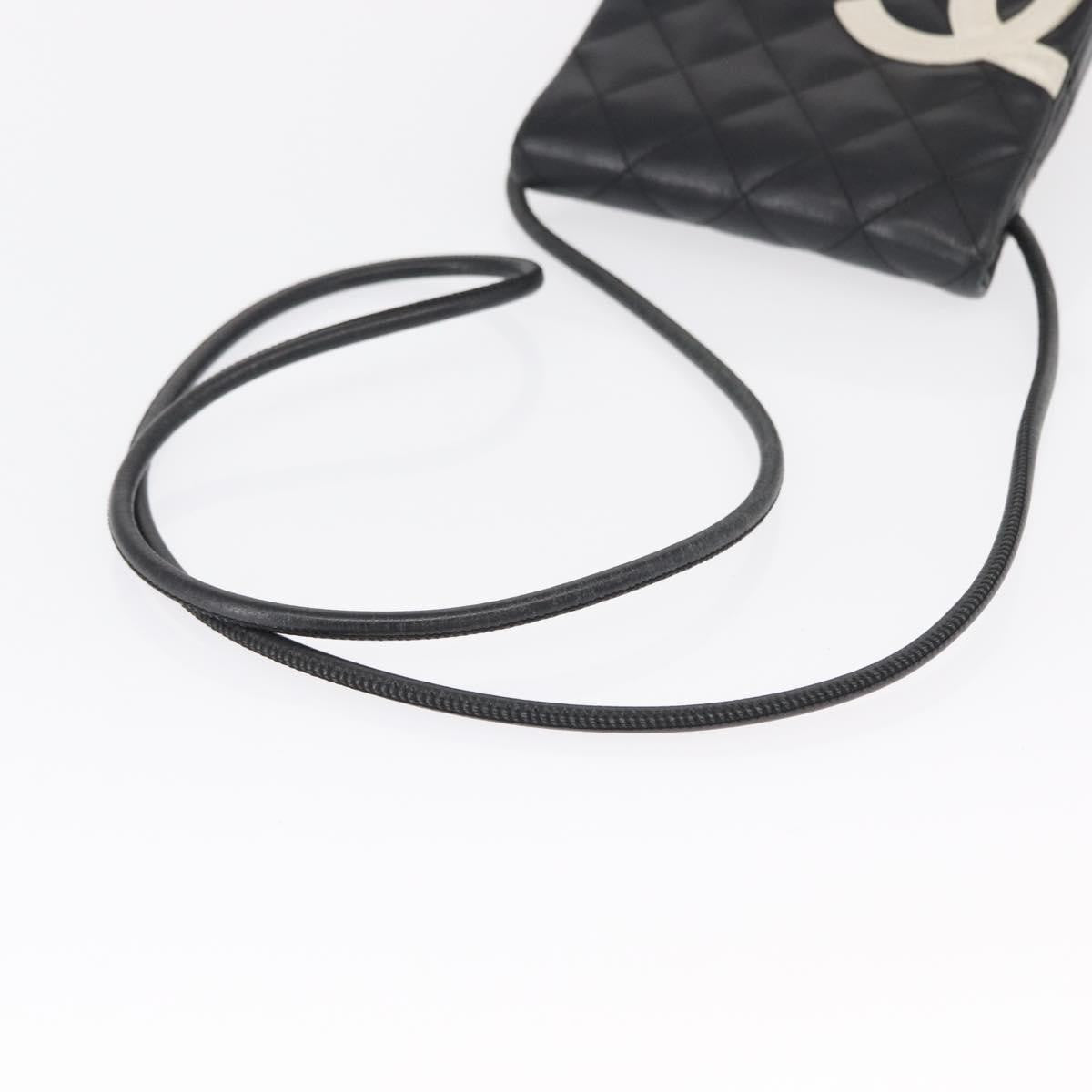 Chanel Cambon Flap Crossbody Bag Quilted Lambskin Silver Leather Shoulder Bag Bag (Pre-Owned)