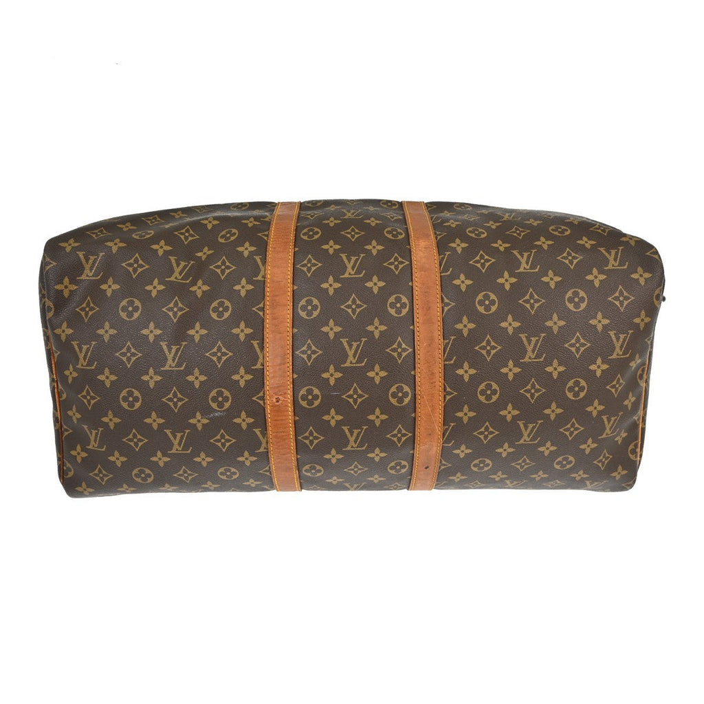 Louis Vuitton Keepall Bag Monogram Canvas Brown Canvas Travel Bag Bag (Pre-Owned)