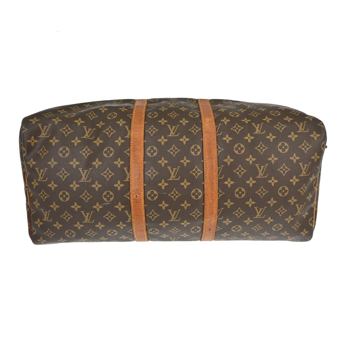 Louis Vuitton Keepall Bag Monogram Canvas Brown Canvas Travel Bag Bag (Pre-Owned)
