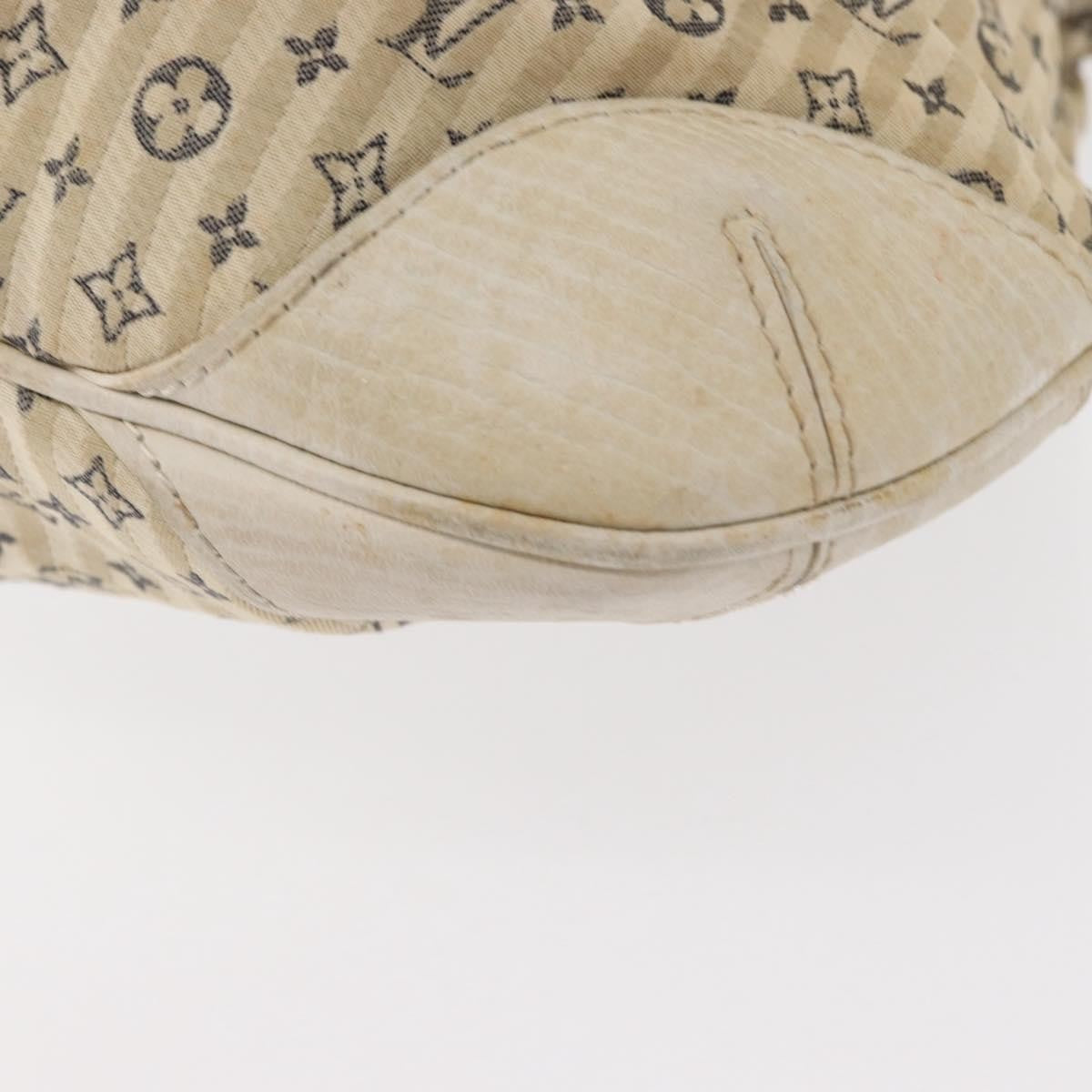 Louis Vuitton Marina Handbag Mini Lin Croisette Beige Canvas Handbag (Pre-Owned)