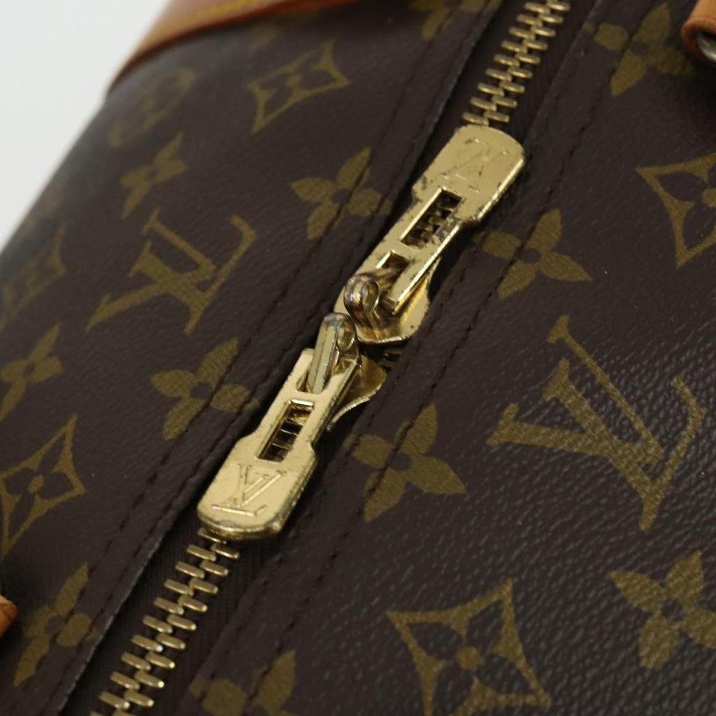 Louis Vuitton Keepall Bag Monogram Canvas Brown Canvas Travel Bag Bag (Pre-Owned)