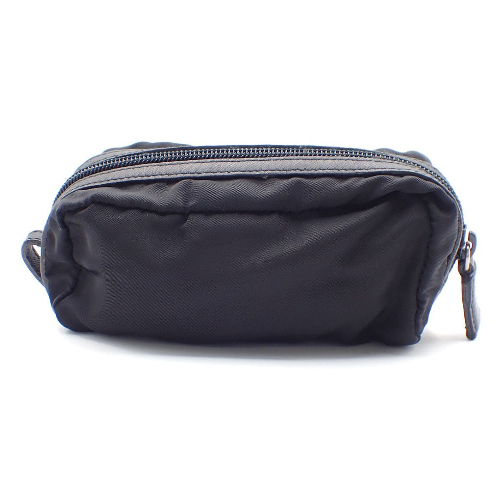 Prada Padded Zip Belt Bag Tessuto Black Nylon Clutche & Pouche Bag (Pre-Owned)