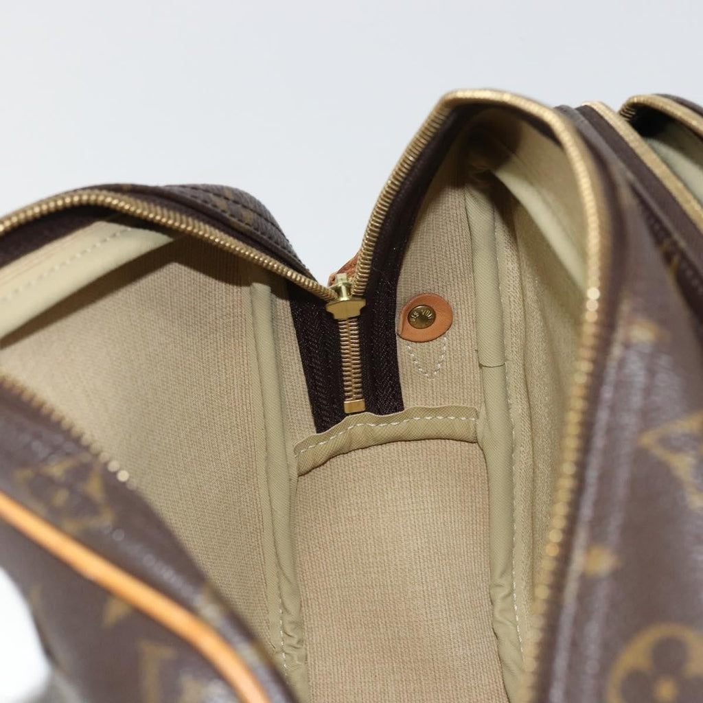 Louis Vuitton Reporter Bag Monogram Canvas Brown Canvas Shoulder Bag Bag (Pre-Owned)