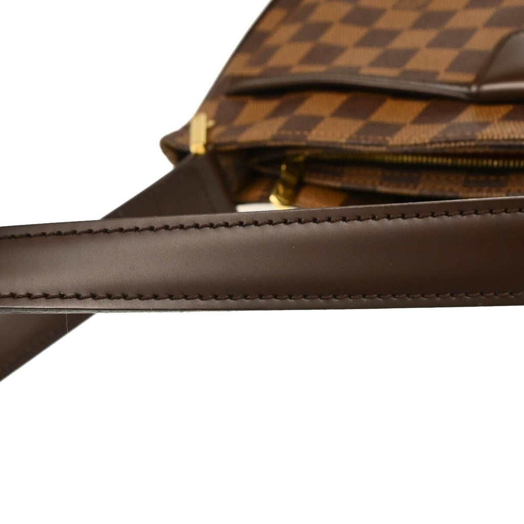 Louis Vuitton Aubagne Bag Damier Brown Canvas Handbag (Pre-Owned)
