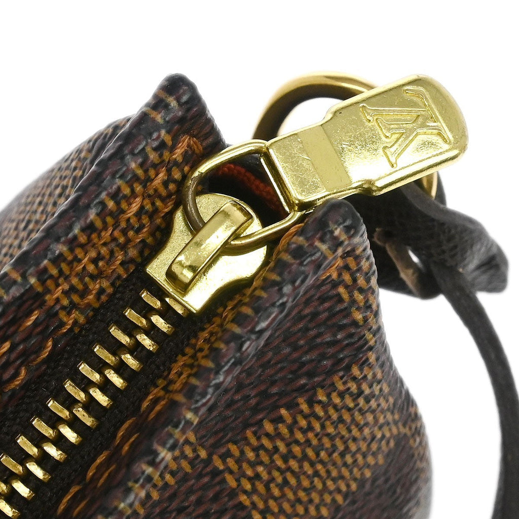 Louis Vuitton Trousse Make Up Bag Damier Canvas Brown Canvas Clutche & Pouche Bag (Pre-Owned)