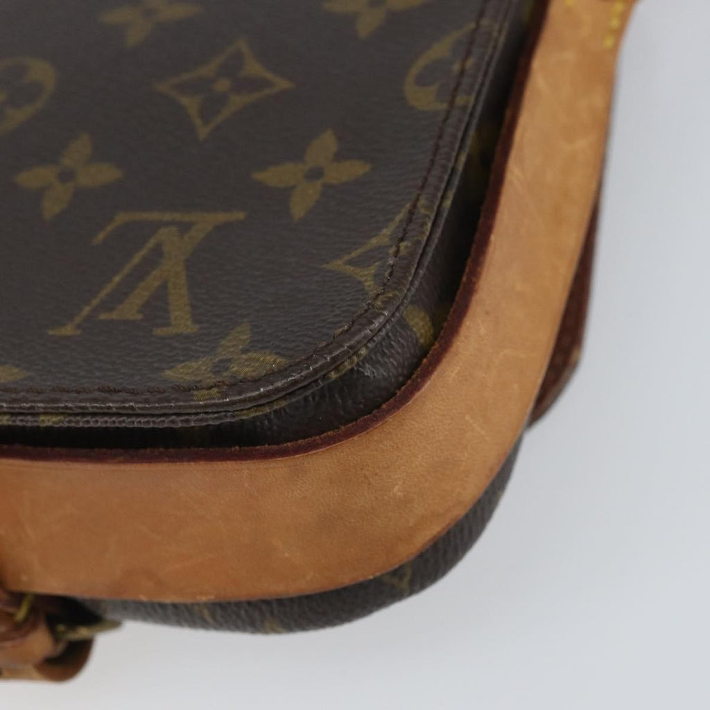 Louis Vuitton Cartouchiere Handbag Monogram Canvas Brown Canvas Shoulder Bag Bag (Pre-Owned)
