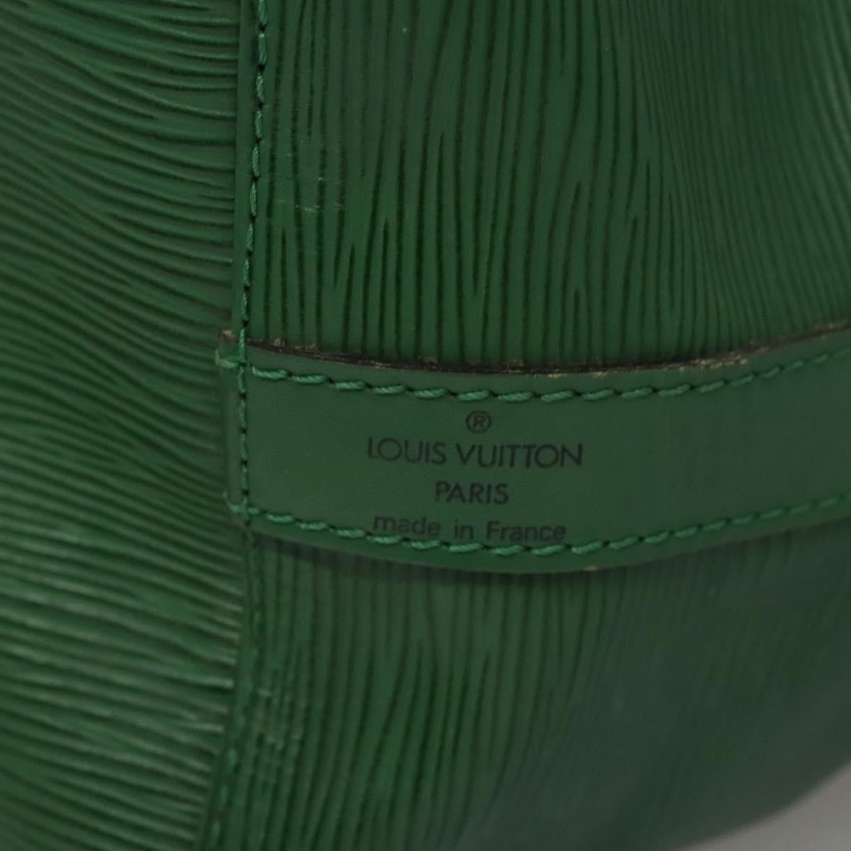 Louis Vuitton Petit Noe Handbag Epi Leather Green Leather Shoulder Bag Bag (Pre-Owned)