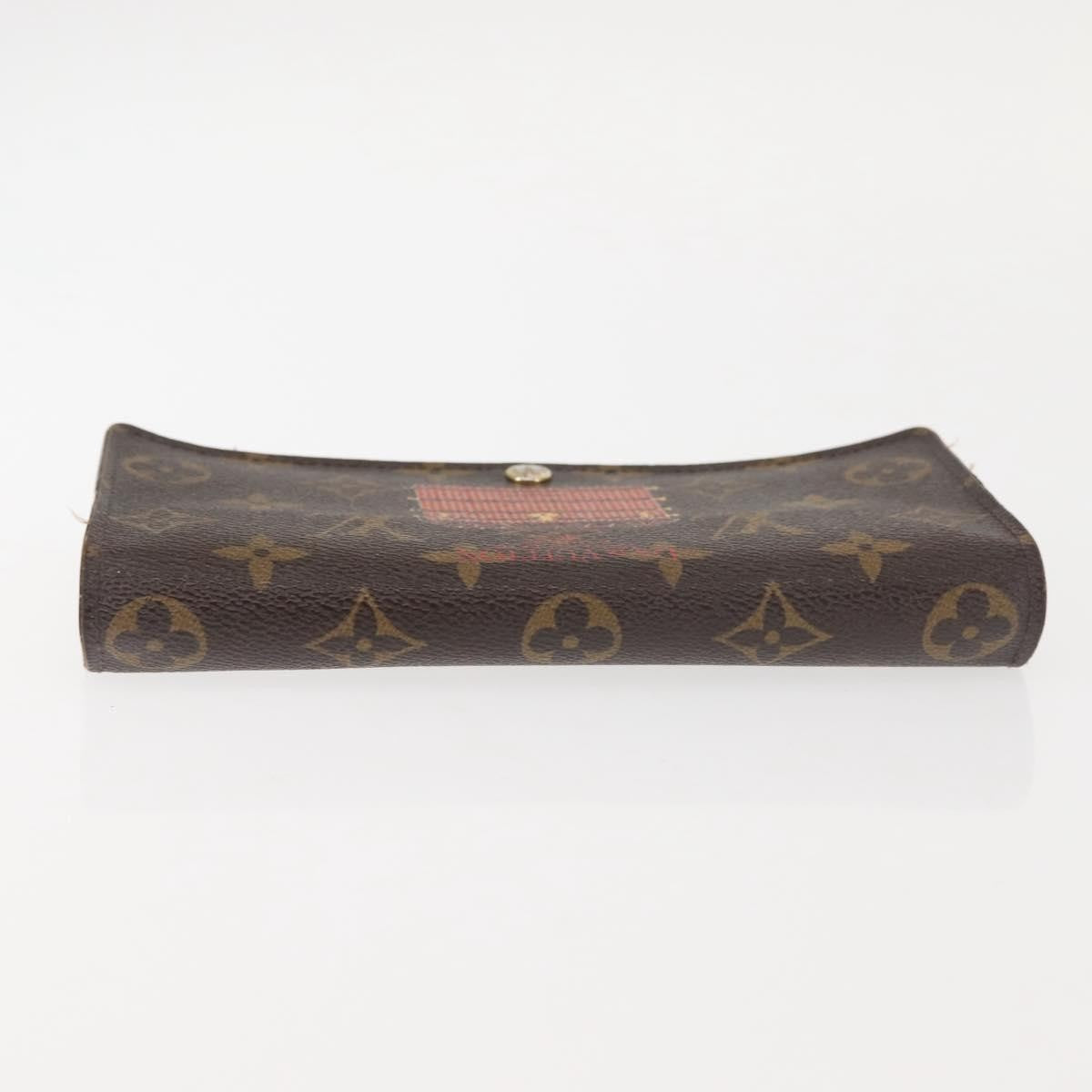 Louis Vuitton Vintage Sarah Wallet Monogram Canvas Brown Canvas Wallets Accessory (Pre-Owned)