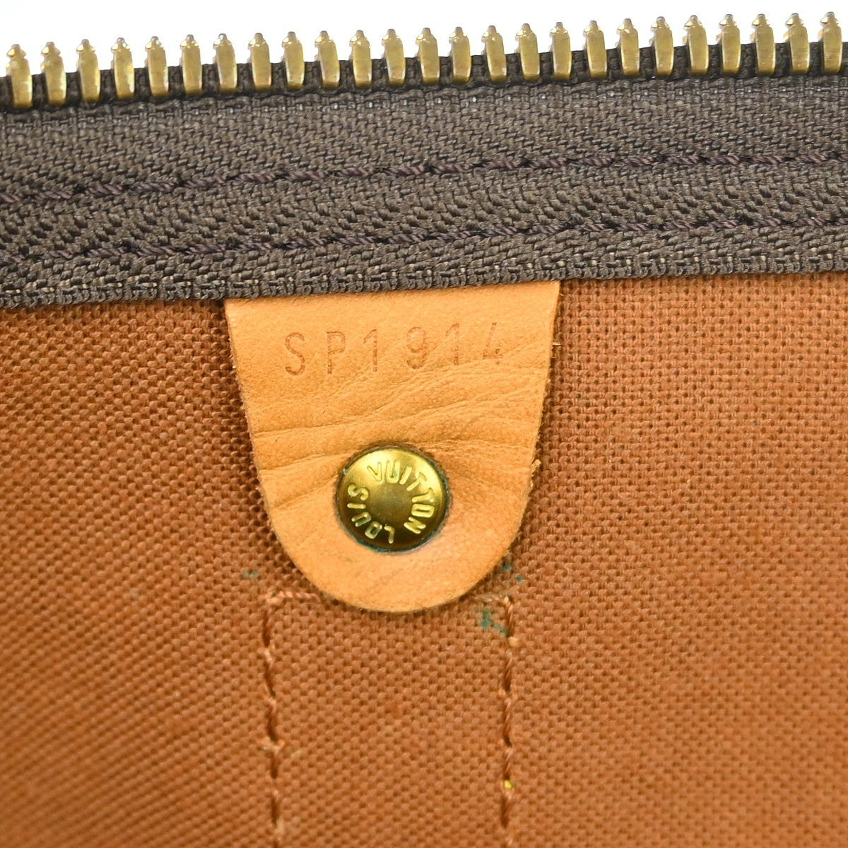 Louis Vuitton Keepall Bag Monogram Canvas Brown Canvas Travel Bag Bag (Pre-Owned)