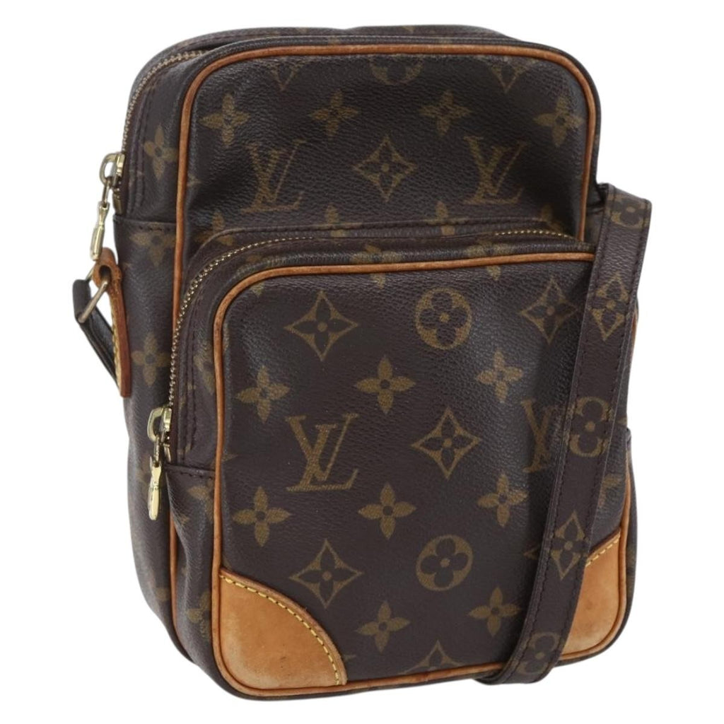 Louis Vuitton Amazone Bag Monogram Canvas Brown Canvas Shoulder Bag Bag (Pre-Owned)