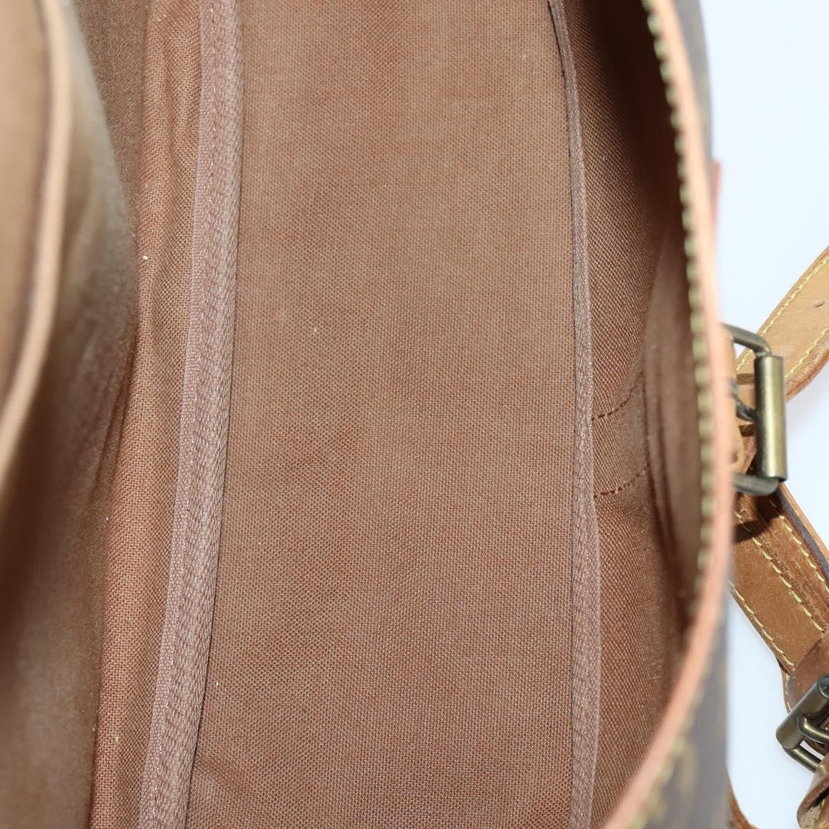 Louis Vuitton Saumur Handbag Monogram Canvas Brown Canvas Shoulder Bag Bag (Pre-Owned)