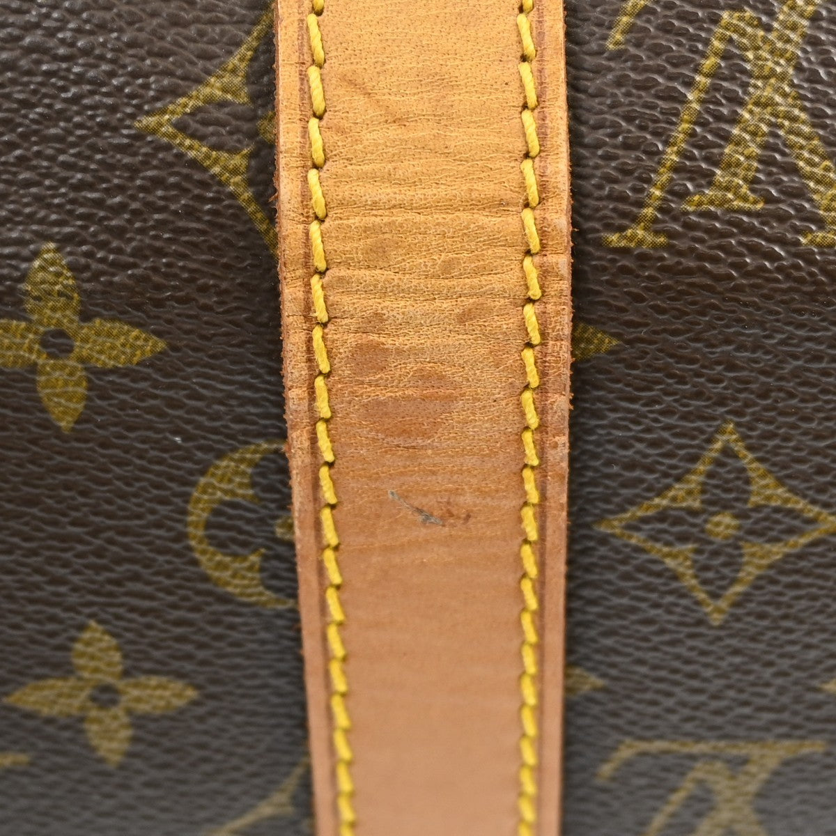 Louis Vuitton Keepall Bag Monogram Canvas Brown Canvas Travel Bag Bag (Pre-Owned)