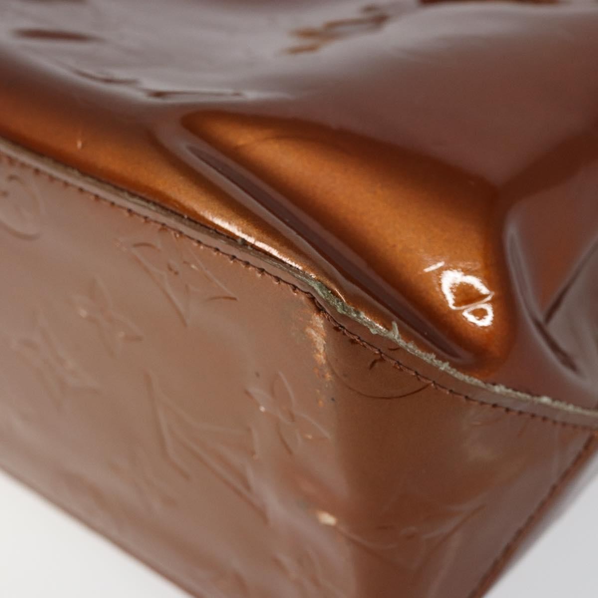 Louis Vuitton Reade Handbag Monogram Vernis Brown Patent_Leather Handbag (Pre-Owned)