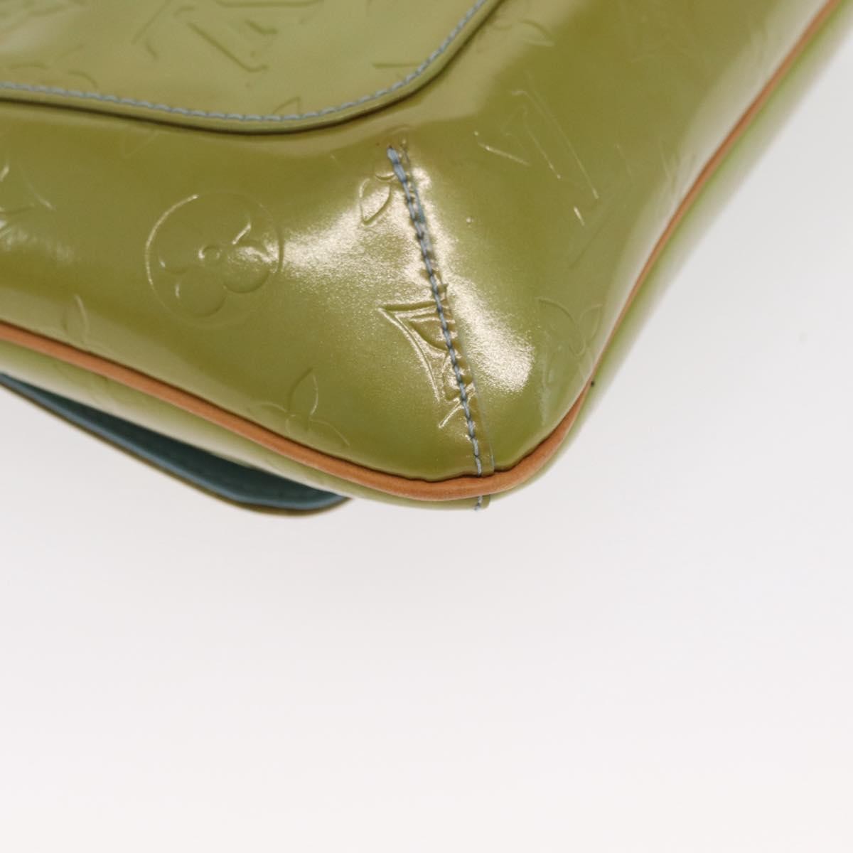 Louis Vuitton Thompson Street Handbag Monogram Vernis Green Patent_Leather Shoulder Bag Bag (Pre-Owned)