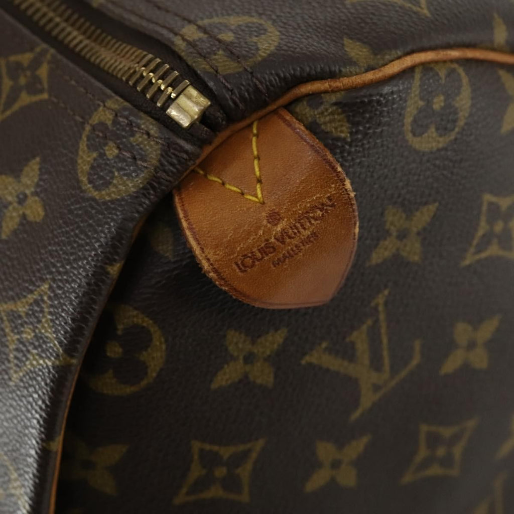 Louis Vuitton Keepall Bag Monogram Canvas Brown Canvas Travel Bag Bag (Pre-Owned)