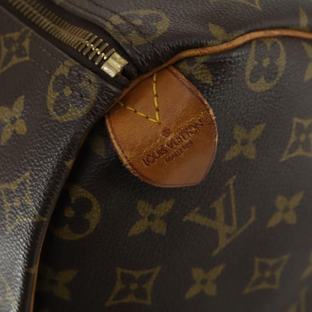 Louis Vuitton Keepall Bag Monogram Canvas Brown Canvas Travel Bag Bag (Pre-Owned)