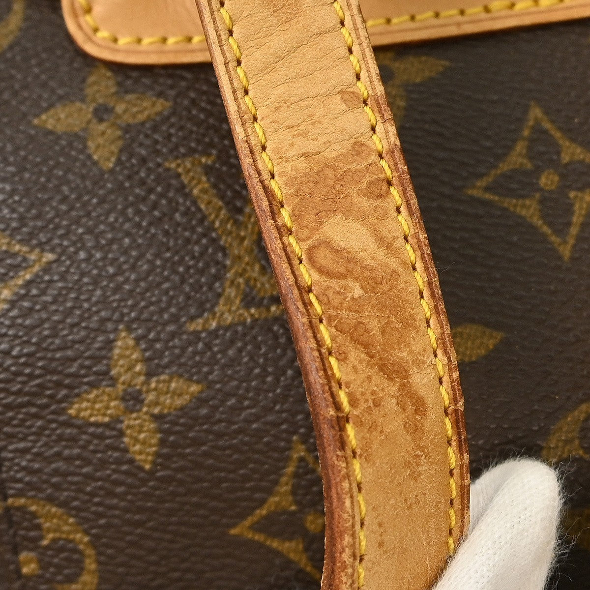 Louis Vuitton Vintage Montsouris Backpack Monogram Canvas Brown Canvas Backpack Bag (Pre-Owned)