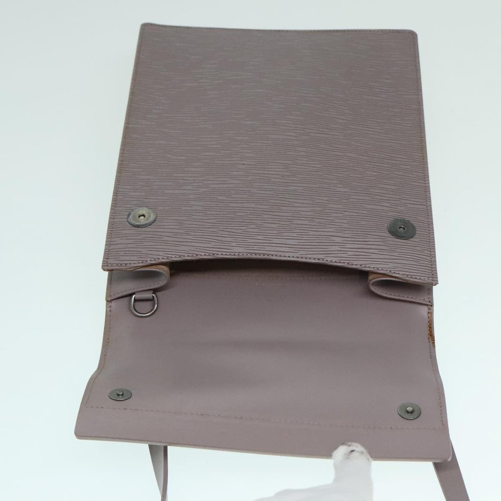 Louis Vuitton Ramatuelle Handbag Epi Leather Purple Leather Shoulder Bag Bag (Pre-Owned)