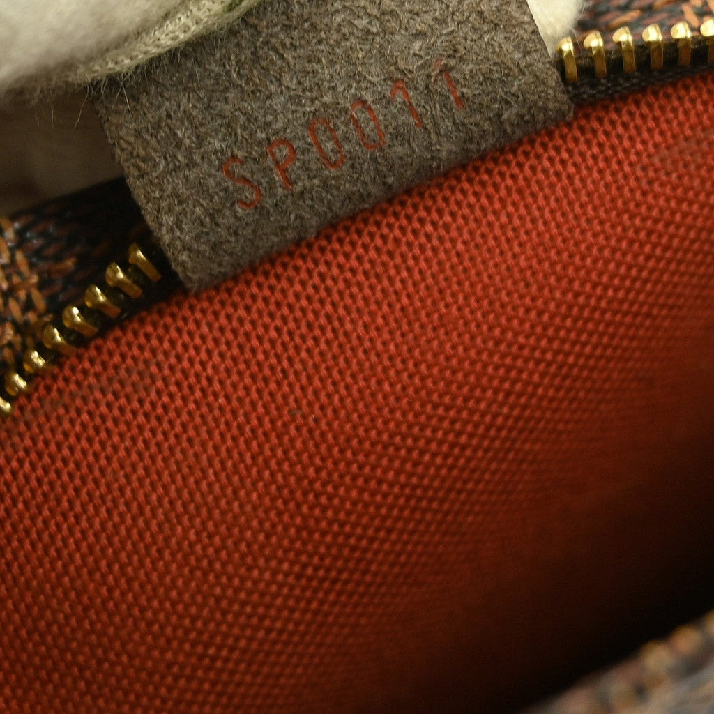 Louis Vuitton Trousse Make Up Bag Damier Canvas Brown Canvas Clutche & Pouche Bag (Pre-Owned)