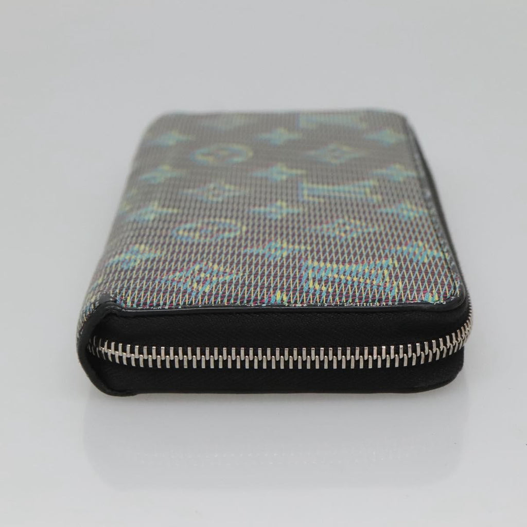 Louis Vuitton Zippy Wallet Nm Monogram Lv Pop Green Canvas Wallets Accessory (Pre-Owned)