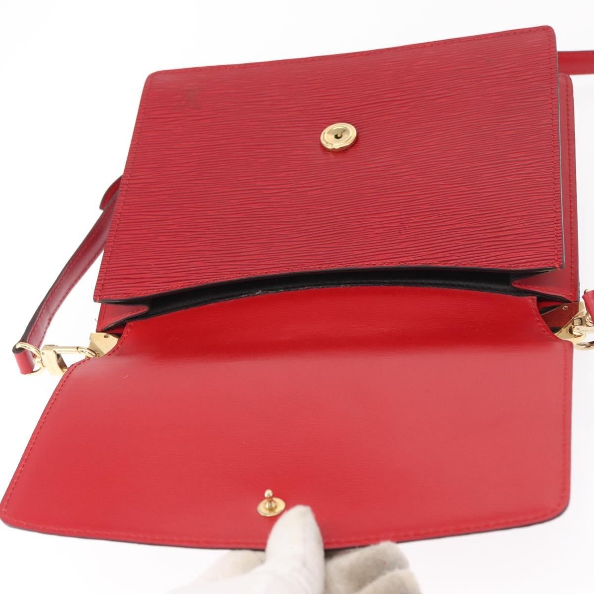 Louis Vuitton Grenelle Shoulder Bag Epi Leather Red Leather Shoulder Bag Bag (Pre-Owned)