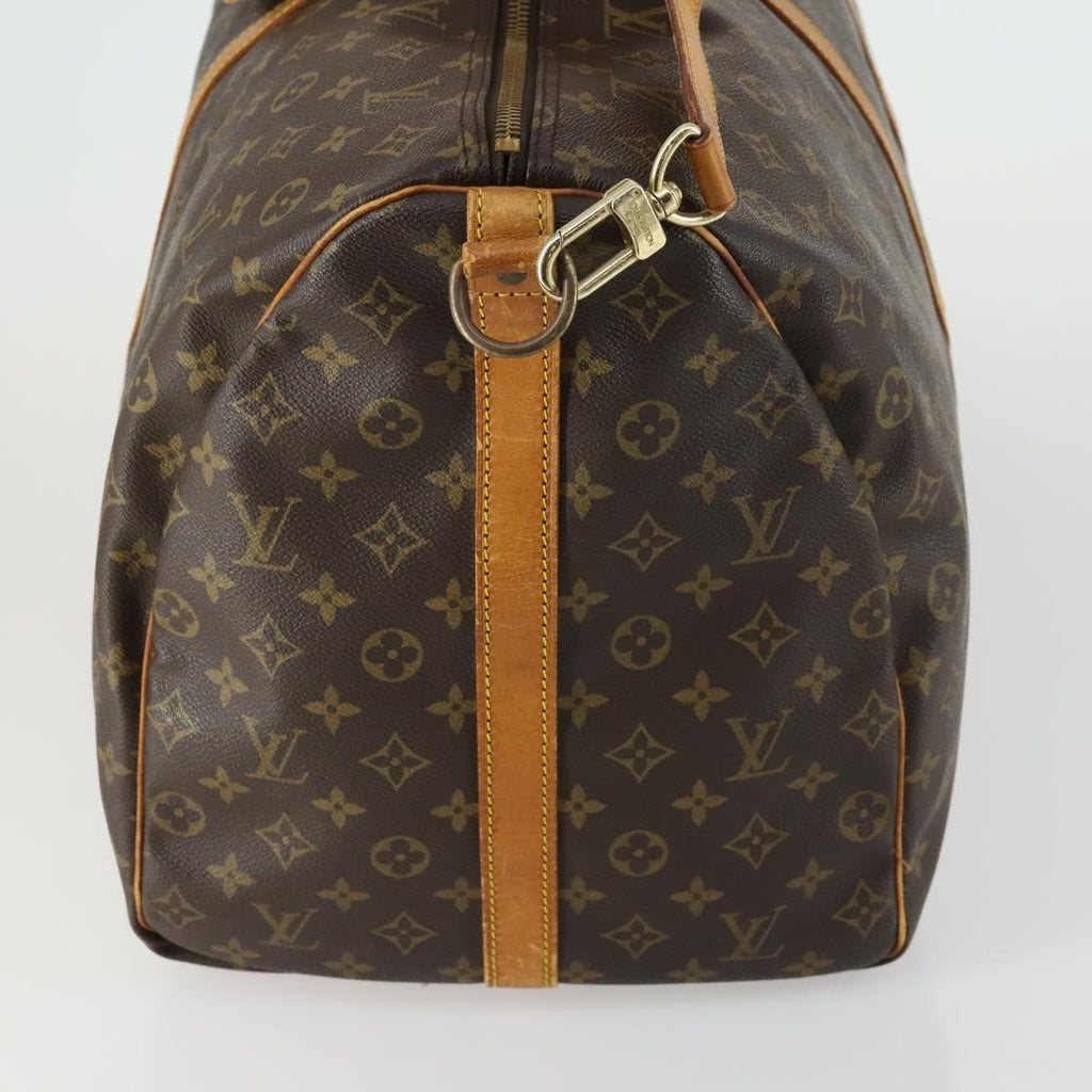 Louis Vuitton Keepall Bandouliere Bag Monogram Canvas Brown Canvas Travel Bag Bag (Pre-Owned)