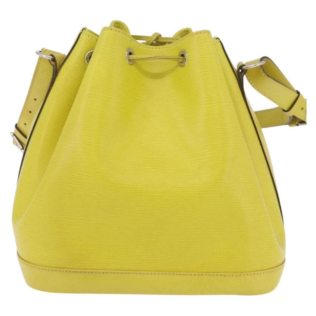 Louis Vuitton Petit Noe Handbag Epi Leather Green Leather Handbag (Pre-Owned)