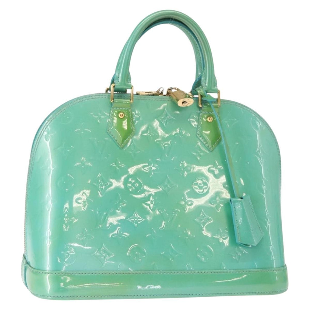Louis Vuitton Alma Handbag Patent Leather Blue Patent_Leather Handbag (Pre-Owned)