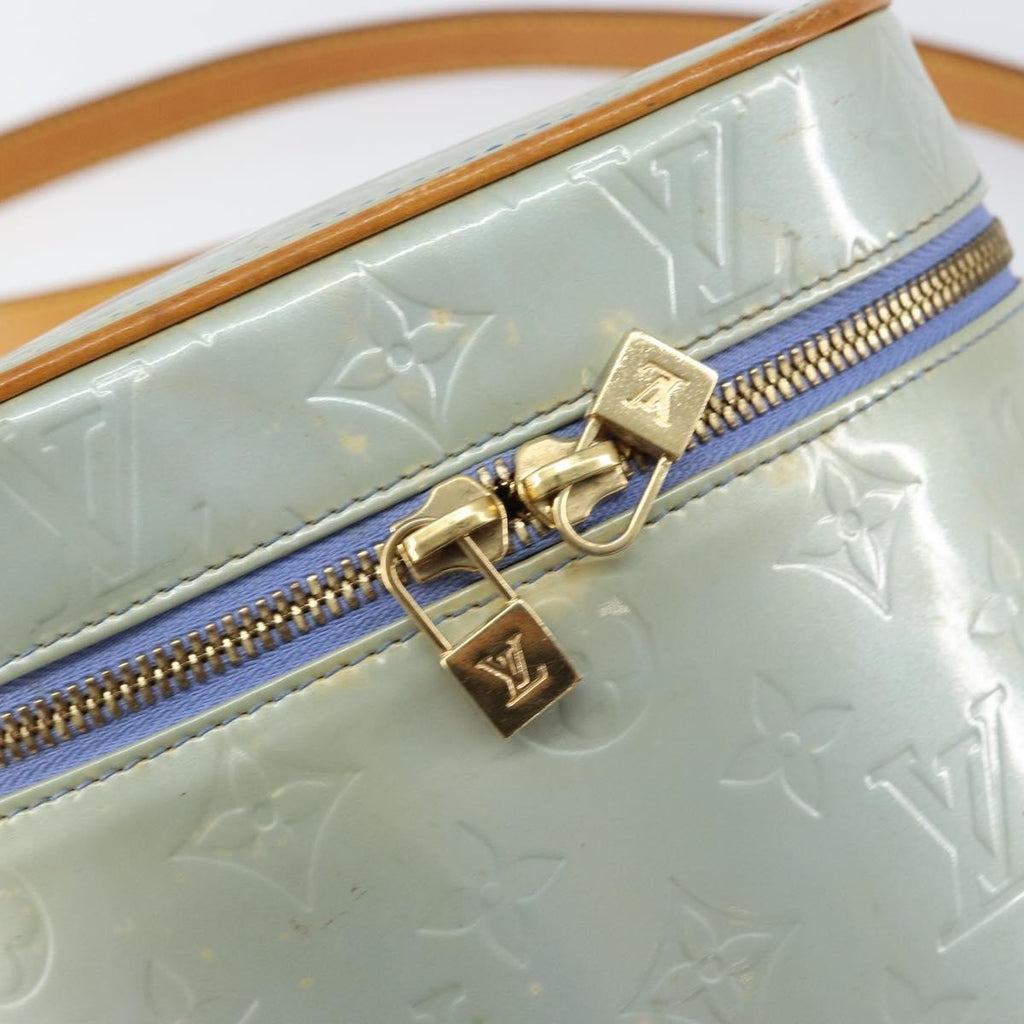 Louis Vuitton Sullivan Handbag Monogram Vernis Gray Patent_Leather Shoulder Bag Bag (Pre-Owned)