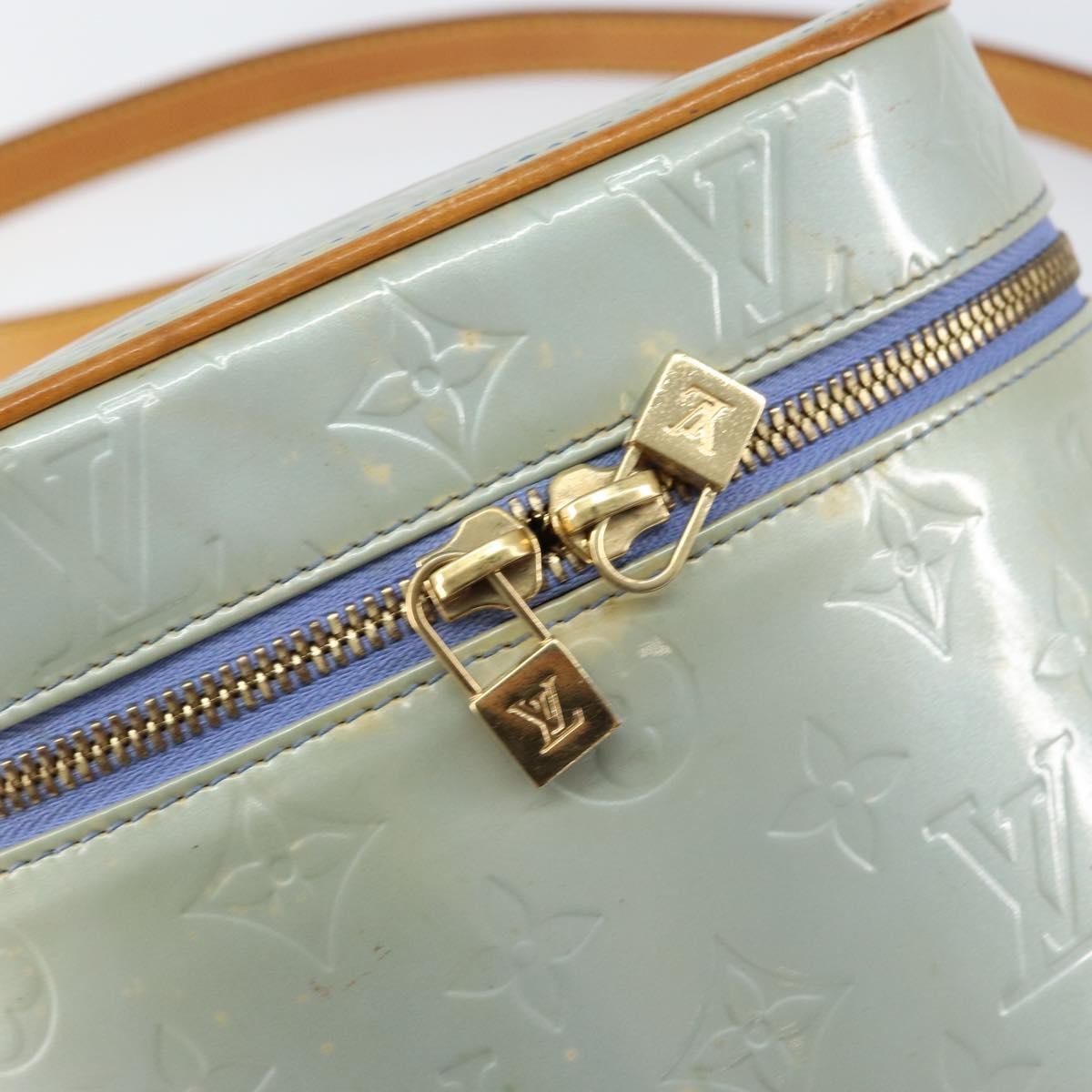 Louis Vuitton Sullivan Handbag Monogram Vernis Gray Patent_Leather Shoulder Bag Bag (Pre-Owned)