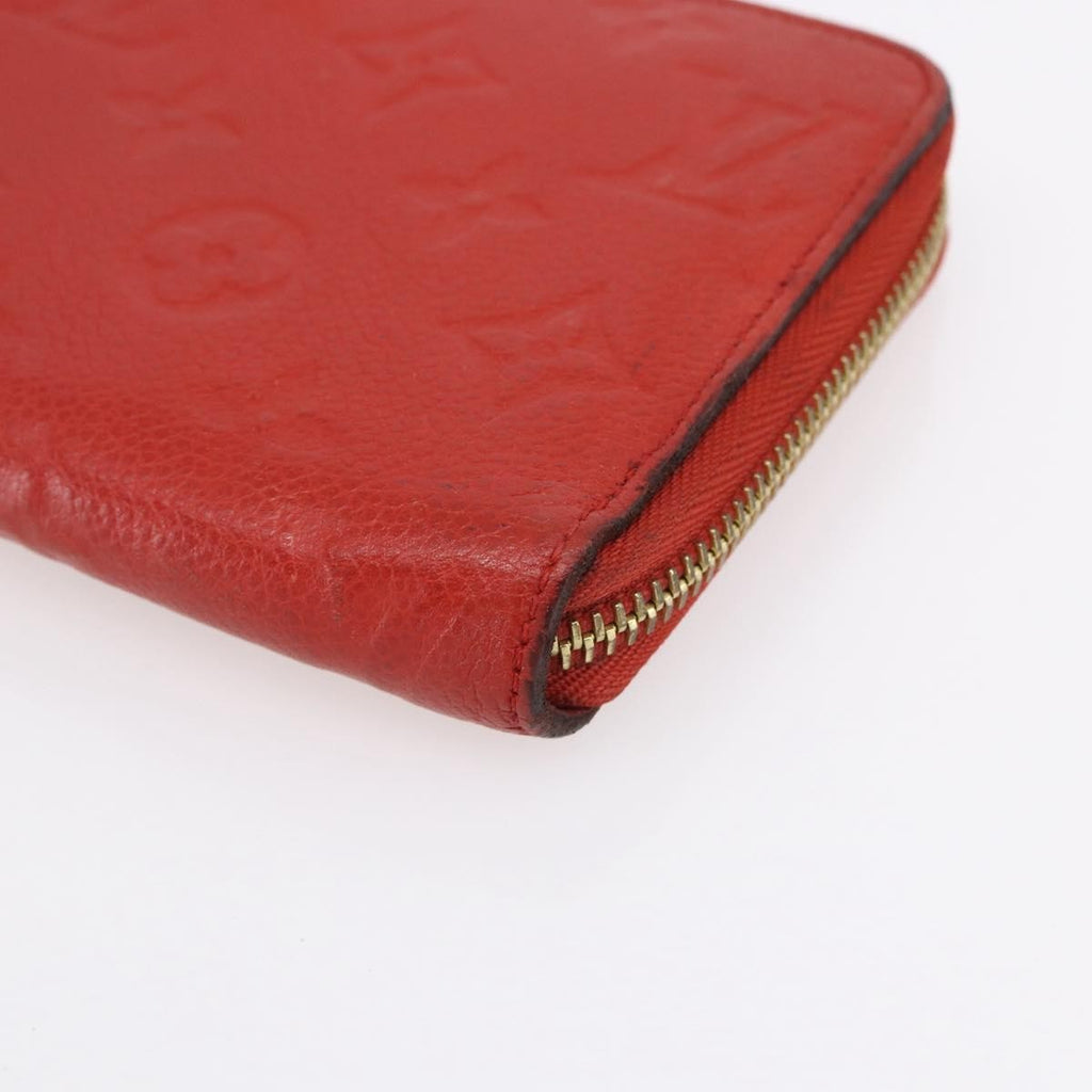 Louis Vuitton Portefeuille Zippy Monogramme Empreinte Monogramme Empreinte Red Leather Wallets Accessory (Pre-Owned)