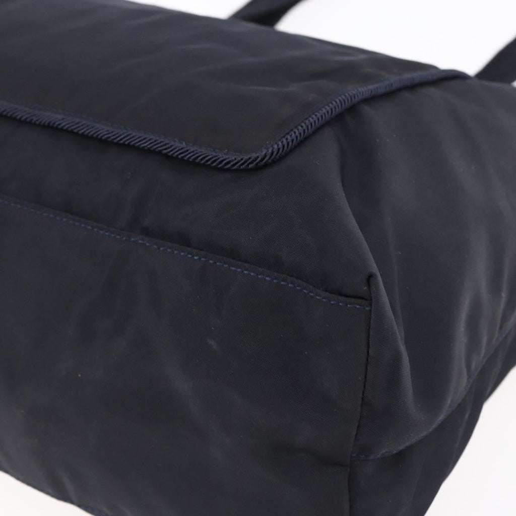 Prada Front Pocket Zip Tote Tessuto Black Nylon Tote Bag Bag (Pre-Owned)