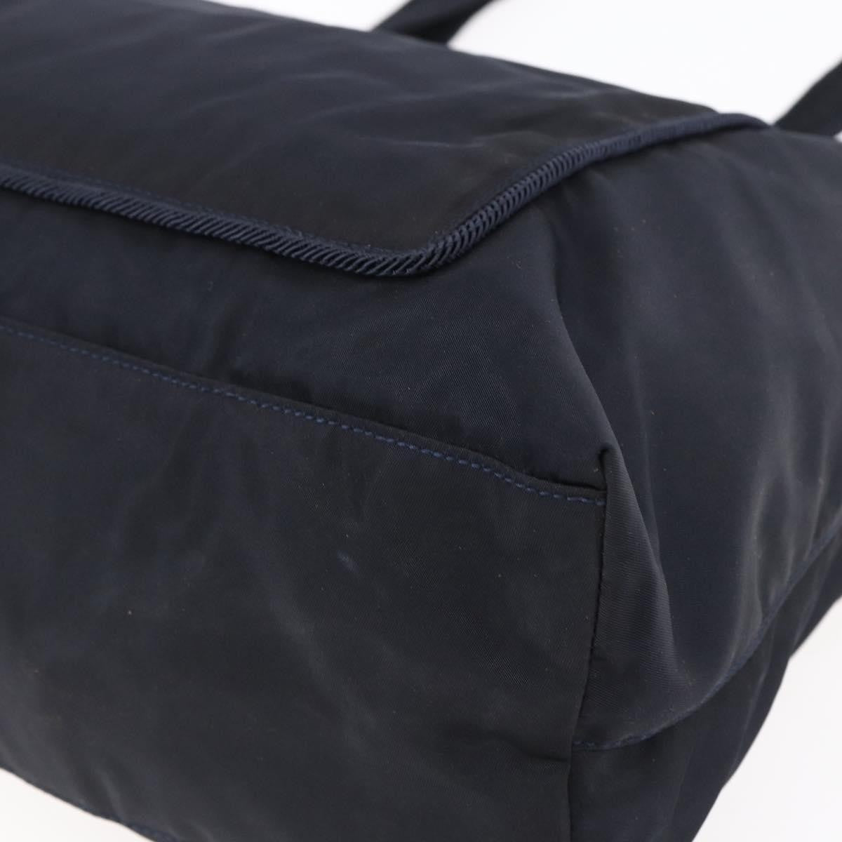Prada Front Pocket Zip Tote Tessuto Black Nylon Tote Bag Bag (Pre-Owned)