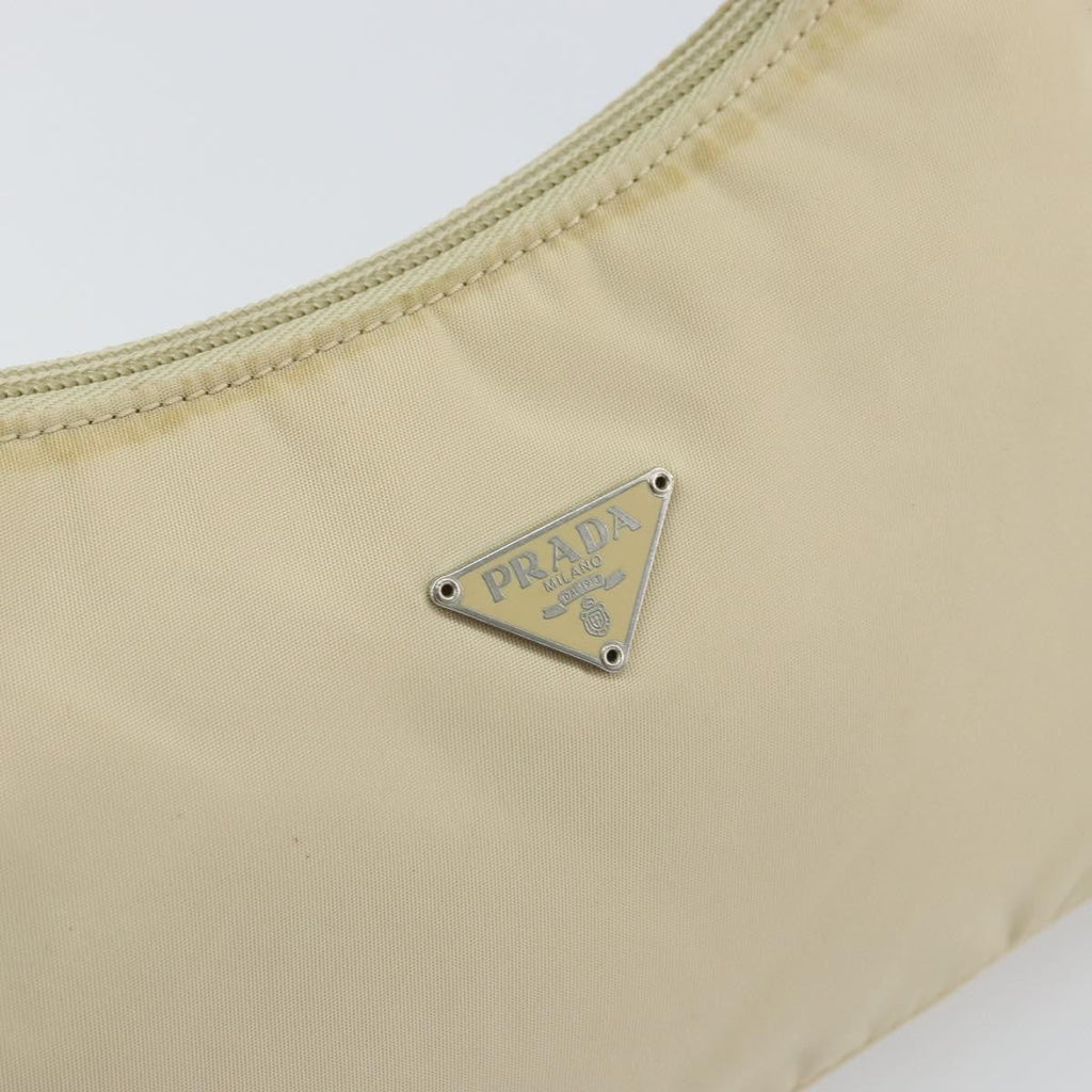 Prada Re-Edition 2000 Hobo Tessuto Silver Nylon Handbag (Pre-Owned)