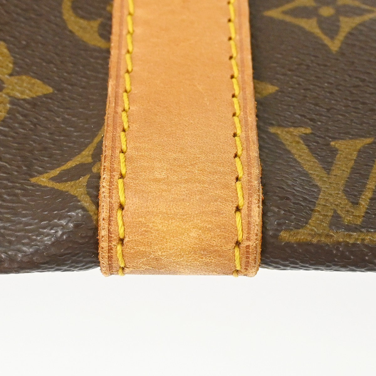 Louis Vuitton Keepall Bag Monogram Canvas Brown Canvas Travel Bag Bag (Pre-Owned)