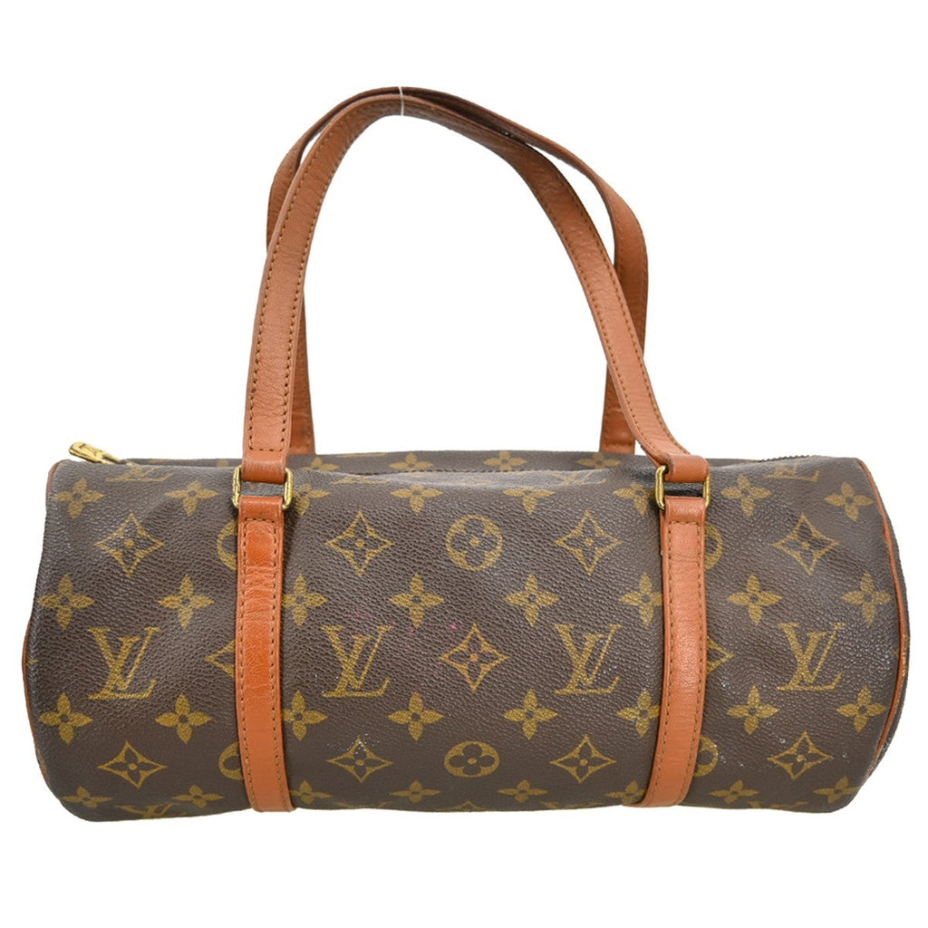 Louis Vuitton Papillon Handbag Monogram Canvas Brown Canvas Handbag (Pre-Owned)